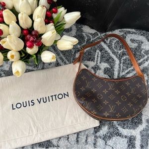 Louis Vuitton croissant PM Mini bag with adjustable strap